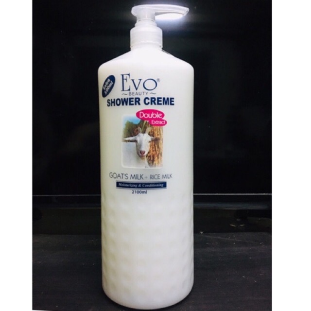 ครีมอาบน้ำนมแพะผสมน้ำนมข้าว ขนาด 2100ml.