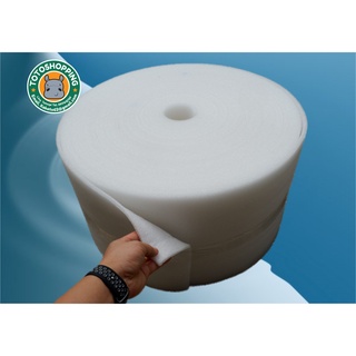 EPE FOAMสีขาว หนา10mm.กว้าง33cm.ม้วนยาว25m.โฟมกันกระแทกสีขาวนวล โฟมสำหรับกันกระแทกห่อสินค้า