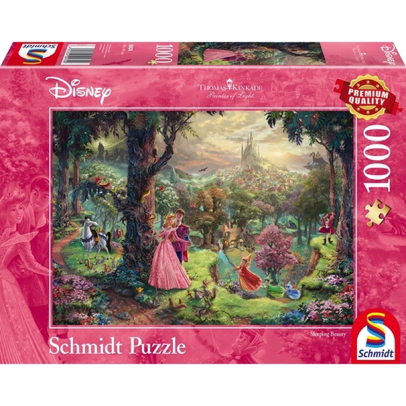 พร้อมส่ง-จิ๊กซอว์ เจ้าหญิงนิทรา Sleeping Beauty Disney Thomas kinkade Schmidt jigsaw puzzle 1000 ชิ้น