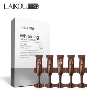 LAIKOU PRO Whitening Ampoule Face Serum Soothe Skin Shrink Pores 10pcs*1ml.