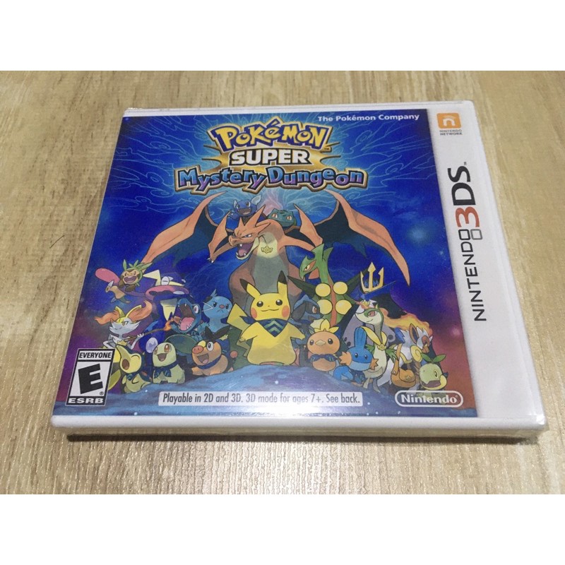 แผ่นเกม 3ds  pokemon super mystery dungeon มือ 1 ในซีล