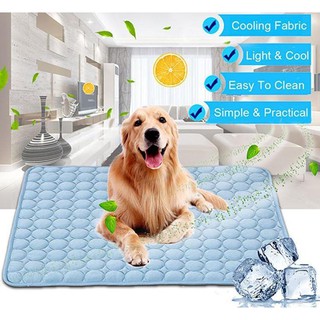 ที่นอน Cooling Mat สำหรับสุนัข เบาะเย็นสำหรับสุนัข ผ้าปูที่นอนทำความเย็นสุนัข ผ้าเย็นสุนัข ผ้ารองทำความเย็นสำหรับสุนัข