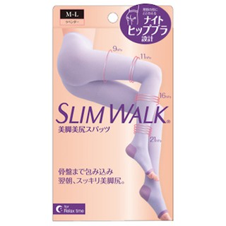 SLIM WALK ขาสวย ก้นสวย / เลกกิ้ง / PIP / สำหรับพักผ่อน / ถุงเท้าดัน / ส่งตรงจากญี่ปุ่น