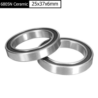 (1 ชิ้น)ตลับลูกปืน Hybrid Ceramic / Steel Bearing เบอร์ 6805/6806/608/609/6001/6802/6901 สำหรับดุมล้อและกระโหลกจักรยาน