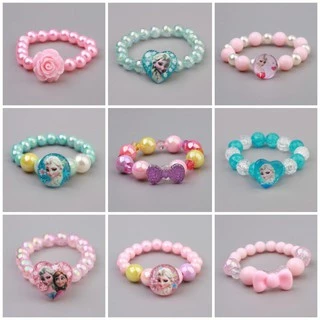 [Frozen] สร้อยข้อมือแฟชั่น ลายการ์ตูน สําหรับเด็กผู้หญิง | เครื่องประดับเด็ก