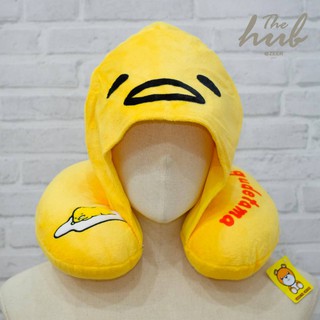 หมอนรองคอมีฮู้ด ไข่ขี้เกียจ (gudetama)