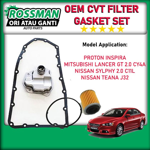PROTON INSPIRA 1.8 2.0 / MITSUBISHI LANCER GT 2.0 CY4A / NISSAN SYLPHY 2.0 C11L/ TEANA J32 CVT ATF &