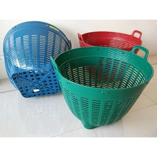เข่งพลาสติก #2 กว้าง 60ซม. สูง 46ซม. ตะกร้า พลาสติก plastic basket