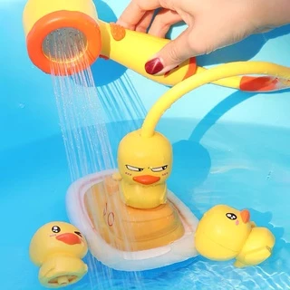 ✿COD✿Bath Toy ของเล่นอาบน้ำเป็ดน้อยสีเหลือง สปริงเกลอร์ไฟฟ้า ของเล่นอาบน้ำเด็ก