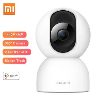 Xiaomi Mi กล้องเว็บแคมอัจฉริยะ 2 PTZ 360 องศา 1440P WiFi CCTV IP 2.4GHz 5GHz แสงน้อย เต็มสี เพื่อความปลอดภัยเด็ก สําหรับบ้าน