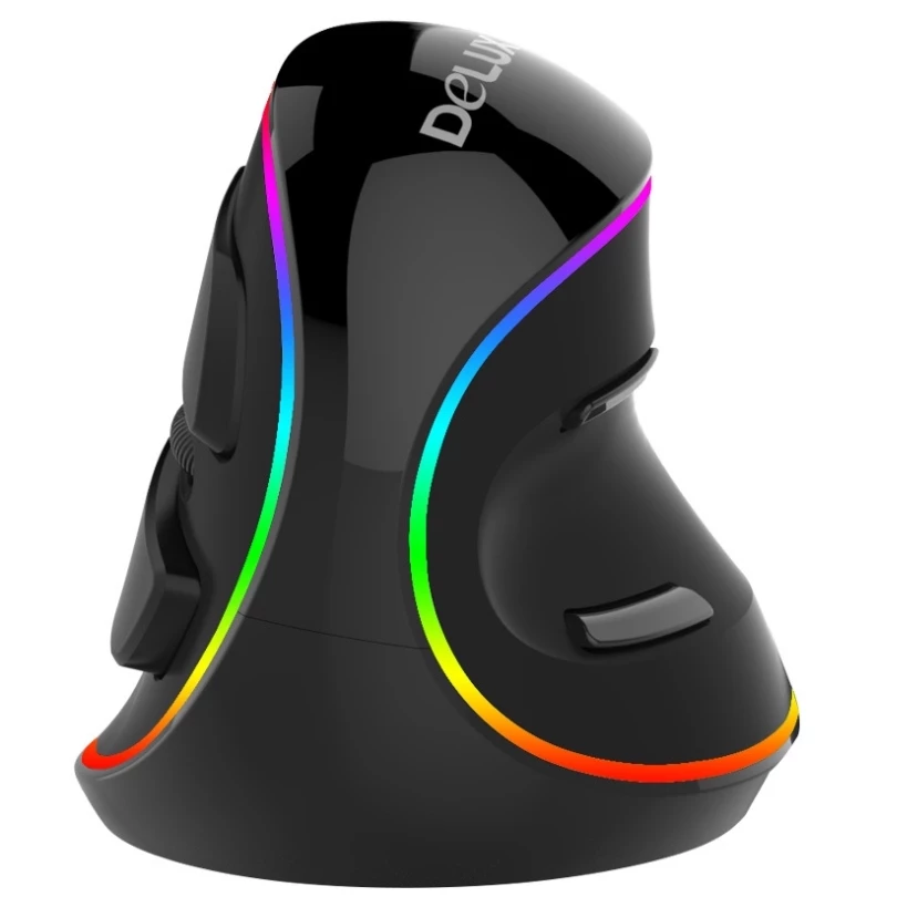 Delux เมาส์แนวตั้ง M618 PLUS Phantom RGB thumbnail 3