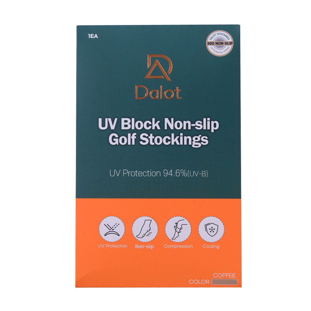 Dalot 30D UV Block ถุงน่องกอล์ฟกันลื่น