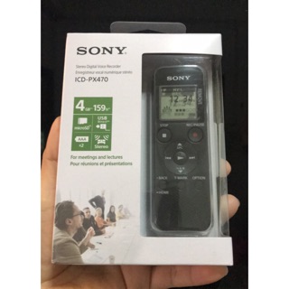 เครื่องอัดเสียง Sony ICD-PX470 ของใหม่ ของแท้