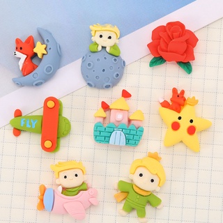 1Pcs ลายการ์ตูนเจ้าชายน้อย Little Prince กาวเรซิ่น การ์ตูนน่ารัก 3D DIY สําหรับตกแต่งเล็บ เคสโทรศัพท์ อุปกรณ์เสริมกล่องเครื่องเขียน