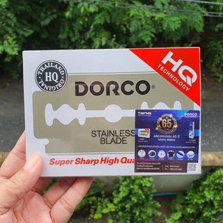 ใบมีดโกนคุณภาพคู่ช่างตัดผมไทย ใบมีด DORCO คม ปลอดภัย ได้มาตรฐาน นำเข้าจากประเทศเกาหลี ของแท้ 100%