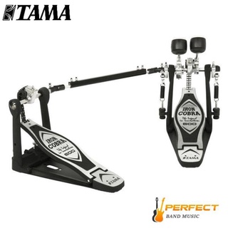 Tama Iron Cobra Pedal กระเดื่องกลองคู่ แบบโซ่คู่ รุ่น HP600DTW - Black