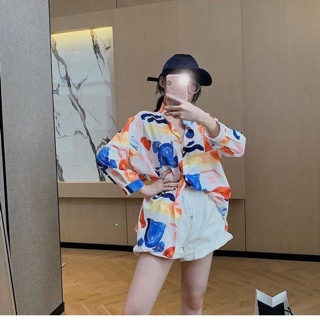 ♦️เชิ้ตคอปก สุดฮิตใส่เป็นเสื้อคลุมก็น่ารักค่ะ ลายสุดฮอตฮิตต้องมีนะค้า💕