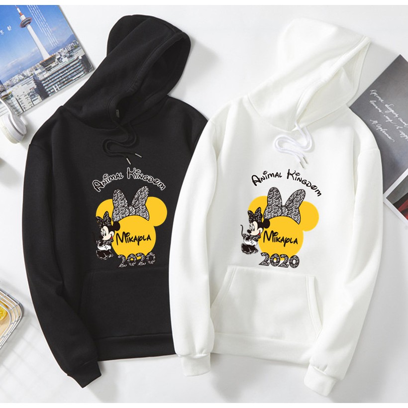 BK-168-LONG เสื่อแขนยาวมีฮูต พิมพ์ลายการ์ตูนน่ารัก มีไซส์ครบ สีให้เลือก เสื้อกันหนาวแฟชั่นเกาหลี