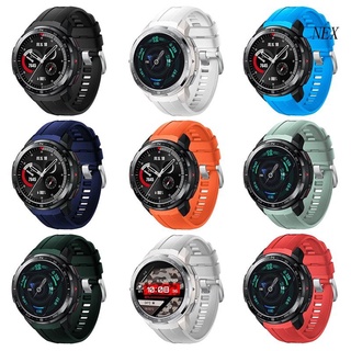 Nex สายรัดข้อมือ ซิลิโคน สําหรับ Huawei Honor GS Pro Sport Watch สายรัดข้อมือ แบบนุ่ม