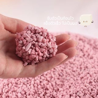 ทรายแมวเต้าหู้ 6 ลิตร/2kg ออร์แกนิค100% ผลิตจากกากถั่วเหลืองธรรมชาติ
