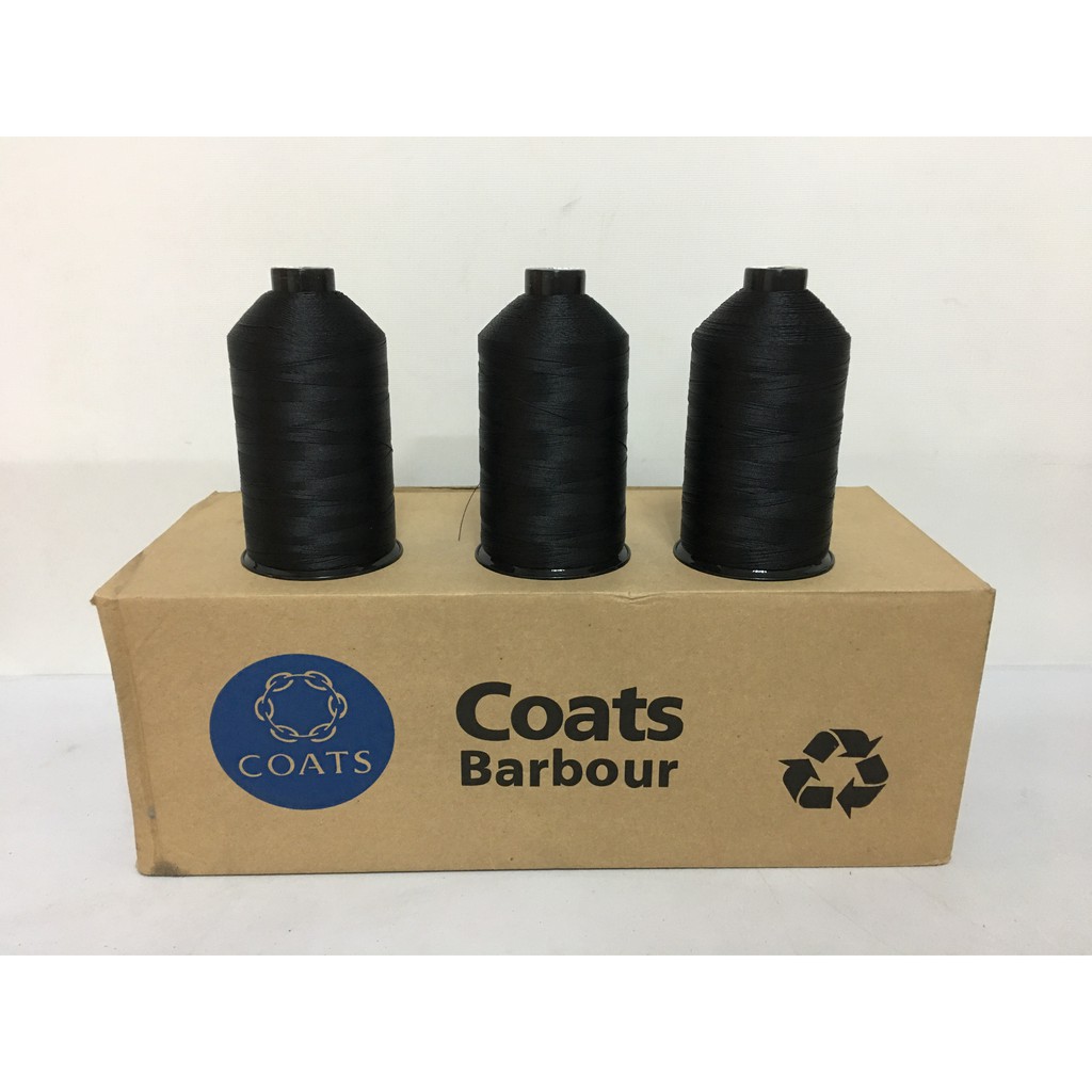 ด้าย Coats Barbour  Nylon 6.6 ( Black Tkt040 ) สินคาใหม่ พร้อมส่ง