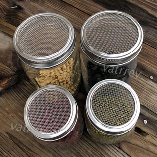 MASON Va Sprouting Jar แบบสแตนเลสพร้อมฝาปิดปากกว้าง