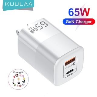 Kuulaa gan 1 ปี 65w Usb C ชาร์จเร็ว 4.0 3.0 Qc4.0 Qc Pd3.0 Pd Usb C Type C ชาร์จเร็ว Usb สําหรับ Macbook Pro Iphone 13 Samsungkuuala gan charger