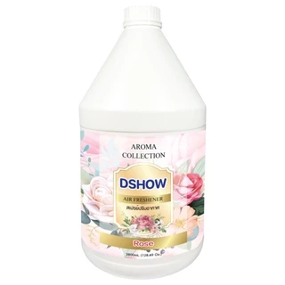 DShow สเปรย์ปรับอากาศ น้ำหอมปรับอากาศ (สีแดง) กลิ่นโรส&วนิลา ขนาด 3400มล. ( Air Freshener )