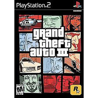 แผ่น PS2 GTA Grand Theft Auto 3