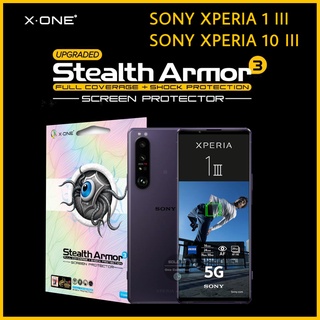 X-one Stealth Armor 3 Sony Xperia 1 V / 1 IV / 1 III / Xperia 10 IV III ไฮบริด ซิลิโคน ไฮโดรเจล ป้องกันหน้าจอ