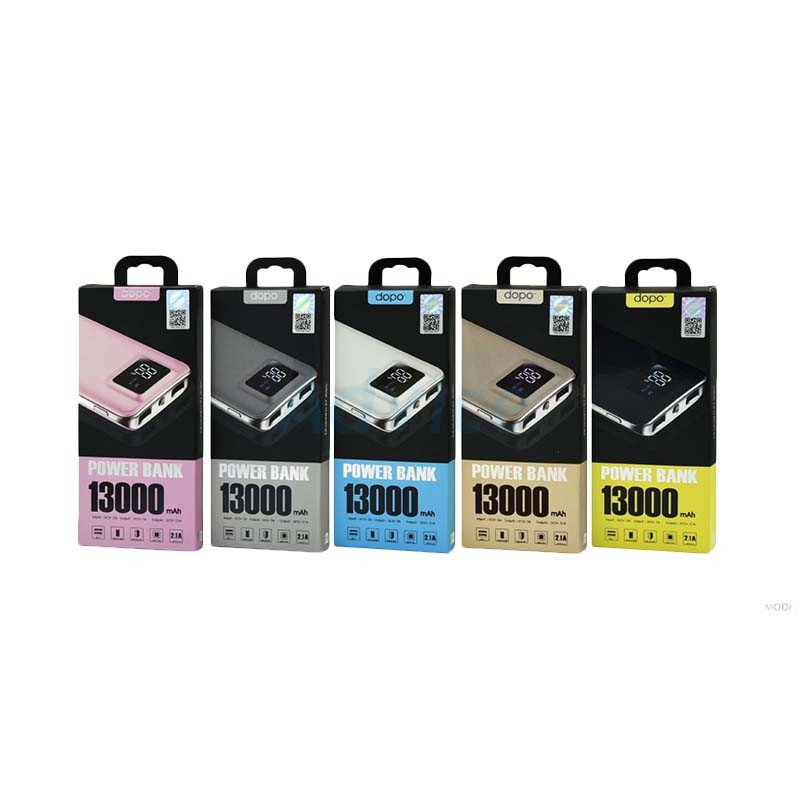 POWER BANK 13000 mAh 'DOPO' (D13) คละสี