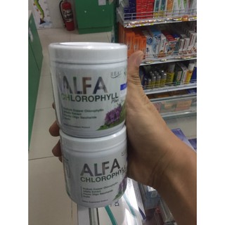 Real Elixir Alfa Chlorophyll Plus Fiber ของแท้100% อัลฟาฟ่า คลอโรฟิลล์ บริสุทธฺ์เข้มข้น 100% ล้างสารพิษ*2 กระปุก