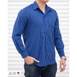 • Indigo Mens Shirt • เสื้อเชิ้ตแขนยาวผ้าคราม ของฝากนครพนม