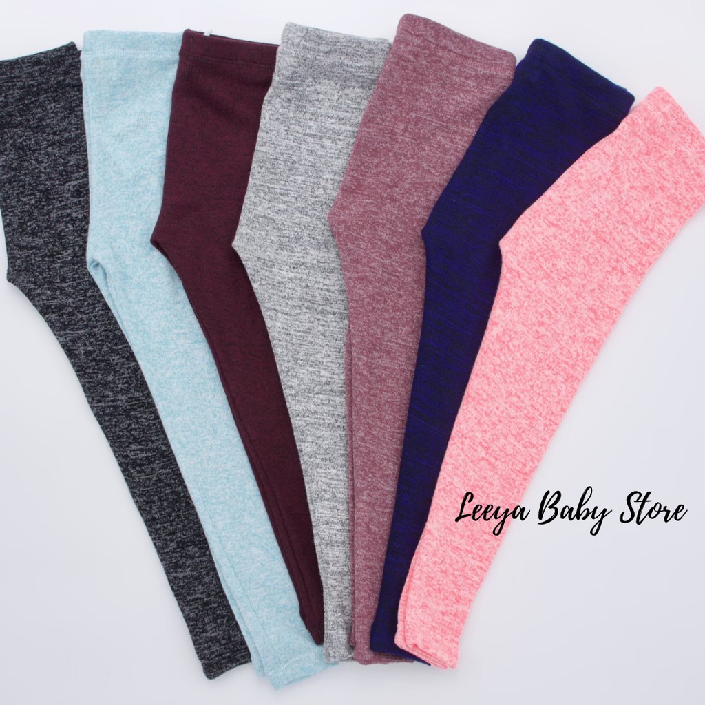 Leeya BC1 กางเกงเลคกิ้งเด็ก ผ้าKorea เนื้อผ้านุ่มยืดยุ่นดีมาก Baby & Kids Leggings เลคกิ้งเด็กคุณภาพดี