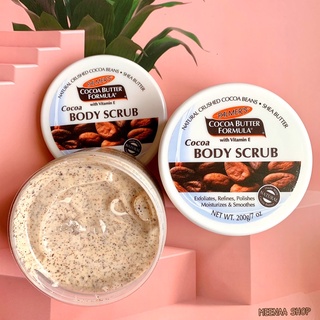 สคลับผิวเนียนนุ่ม เรียบเนียน อ่อนเยาว์Palmers Cocoa Butter Formula Body Scrub (200g)สคับสูตรเมล็ดโกโก้บด