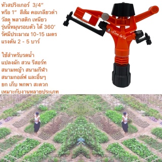 หัวสปริงเกอร์ พลาสติก 3/4” 1”