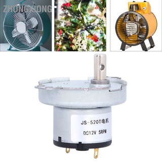 Zhongxiong Js}520T มอเตอร์ Synchronous Dc 12V 5RPM เกียร์อิเล็กทรอนิกส์สําหรับผลิตภัณฑ์อิเล็กทรอนิกส์
