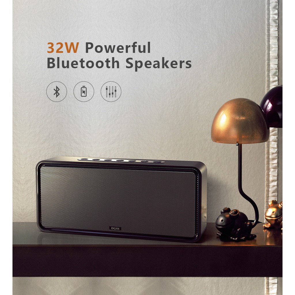 ลำโพงคอมพิวเตอร์ DOSS SoundBox XL Portable Sound Box Bluetooth Speaker