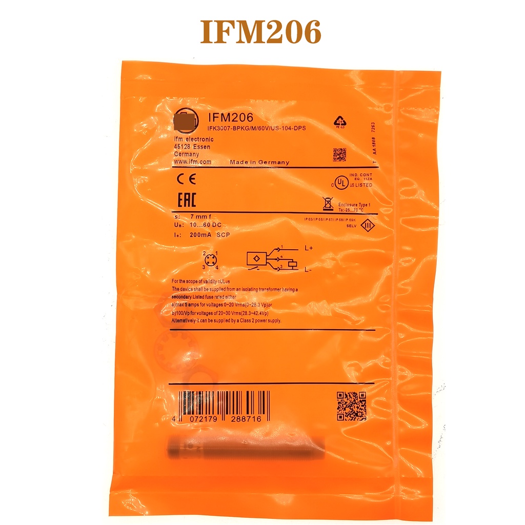SZ ยี่ห้อใหม่คุณภาพสูง IFM206 IFM205 IFM213 Proximity Switch Sensor SpotOriginal ของแท้ในสต็อก