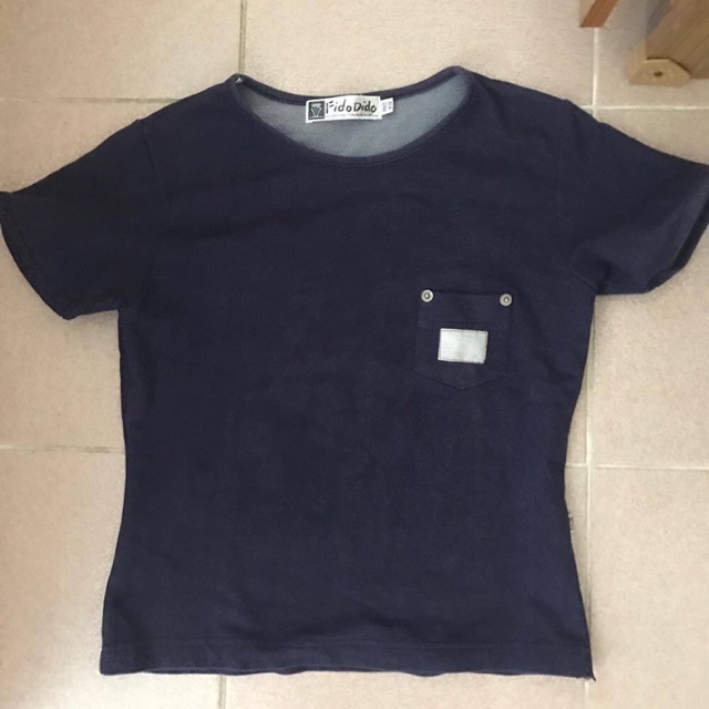 เสื้อคอกลมfido dido สียีนส์