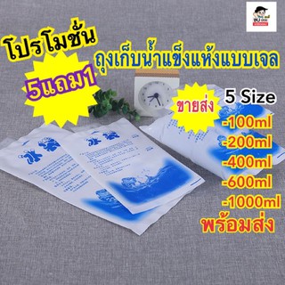 ถุงทำน้ำแข็งแห้ง 5แถม1 พร้อมส่ง