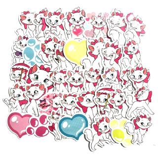 สติ๊กเกอร์ลายการ์ตูนดิสนีย์ marie cat น่ารักกันน้ํา 38 ชิ้น