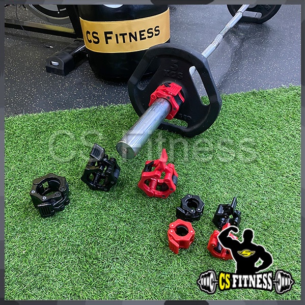 2 ชิ้น** ตัวล็อคคานบาร์เบล-ดัมเบล 1 นิ้ว - รูปที่ 3