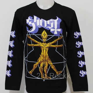 เสื้อยืดแขนยาว Ghost BC โกสท์ L222 ไซส์ยุโรป