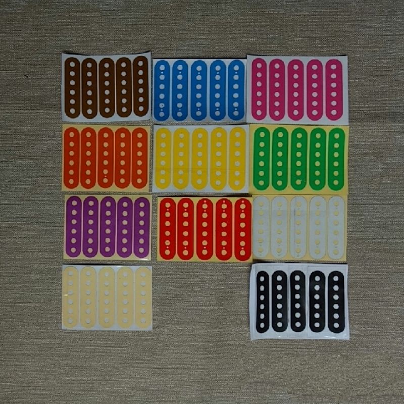 สติ๊กเกอร์รูปลอก Pickup Guitar Single Coil SSS - Humbacker HSH
