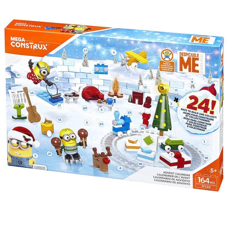 Mega Bloks Minions Despicable Me Advent Calendar Shopee Thailand