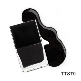 Ten Ten Nail Color 12ml Black TTS79 เท็นเท็น น้ำยาทาเล็บ #TTS79