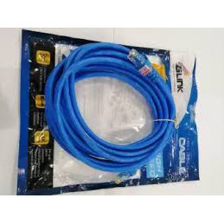 Glink LAN Cable Cat6 5M สายแลนสำเร็จรูปพร้อมใช้งาน ยาว5เมตร BLUE