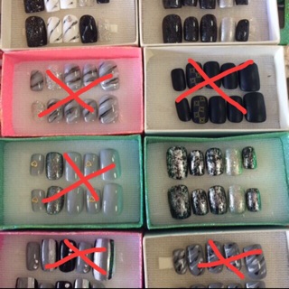 💅เล็บเจล150฿โทนสีเทา