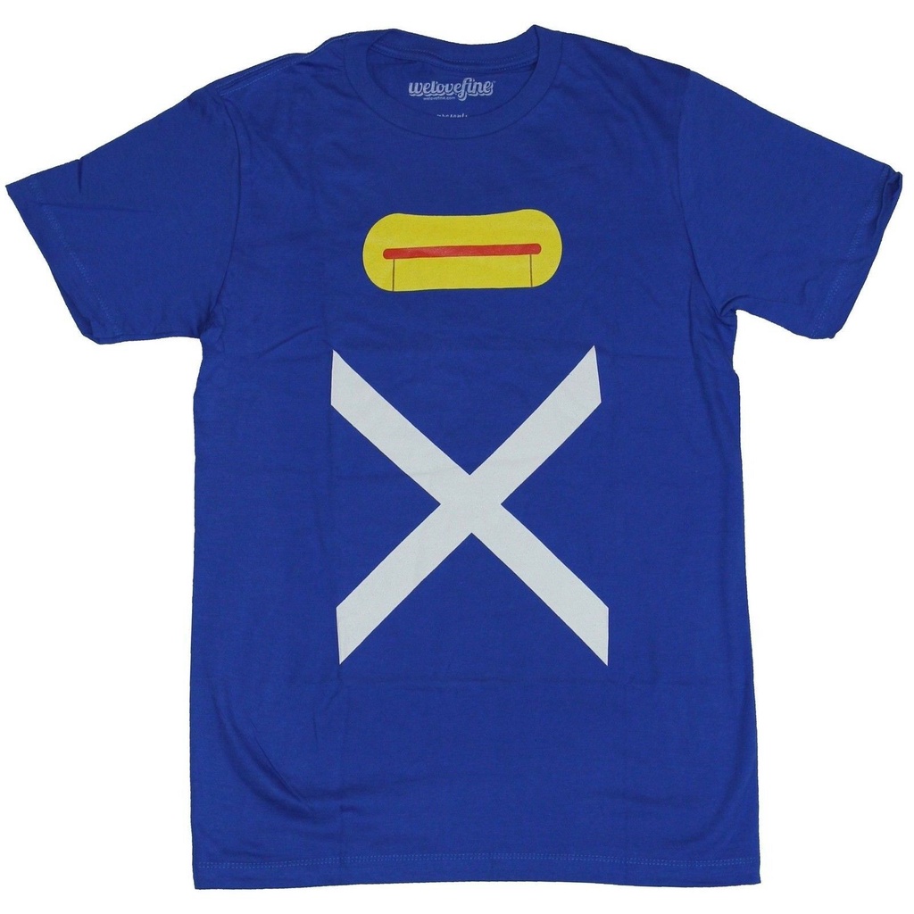 คุณภาพสูง Cyclops Marvel Comics หน้ากากเครื่องแต่งกายปกติ Tshirt